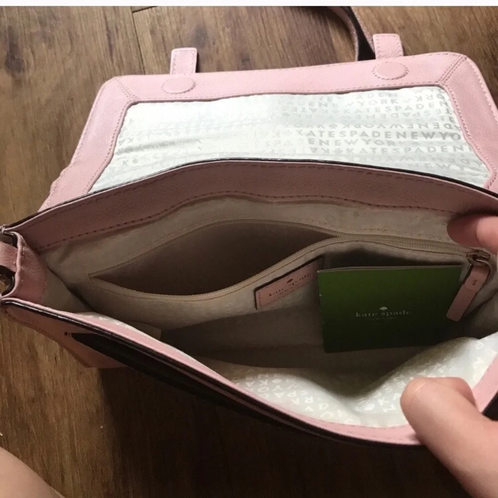 Kate Spade Allen Street Neil Pink Crossbody/Clutch - Picture 4 of 6
